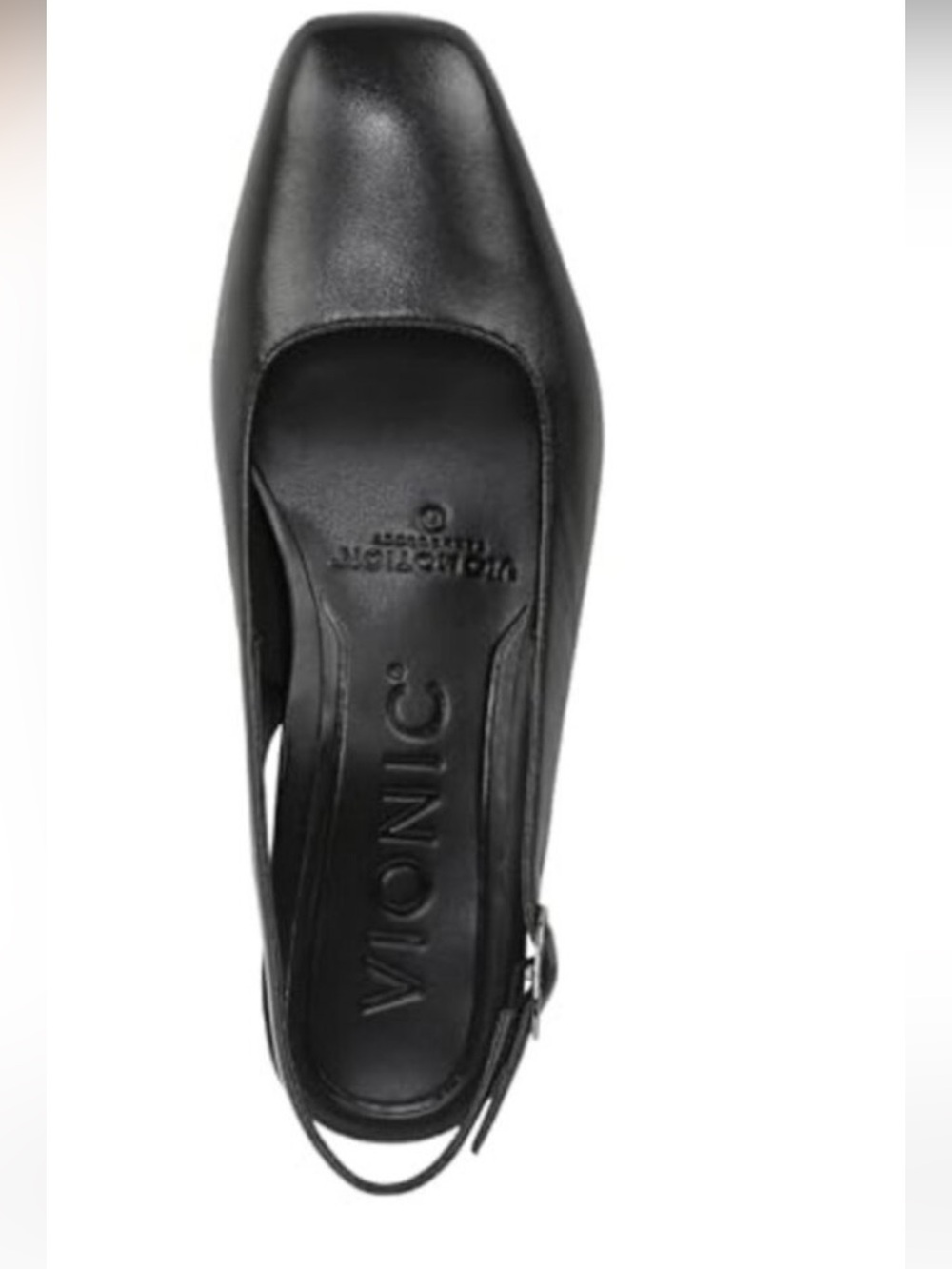 Vionic Reyes Block Heel Slingback Pumps - Picture 2 of 13